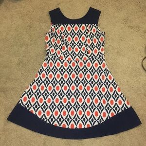 AGB orange/ navy dress size 16!!